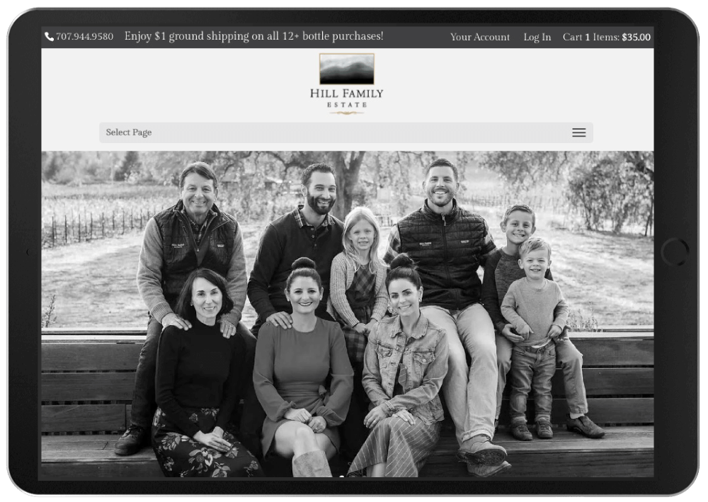 Hill-winery-web-design-tablet