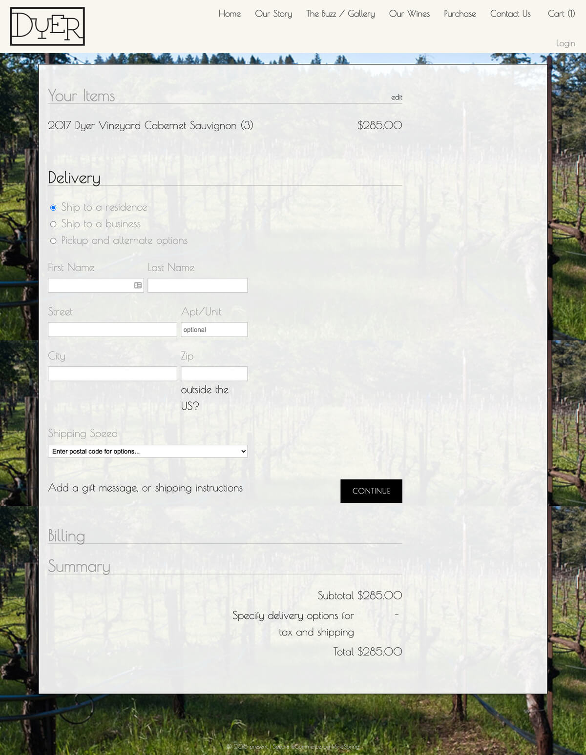 dyer-winery-web-design-checkout