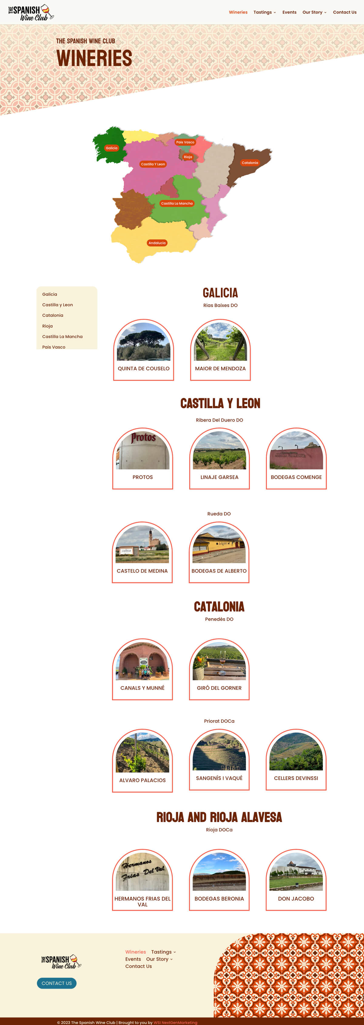 the spanish wine club wineries
