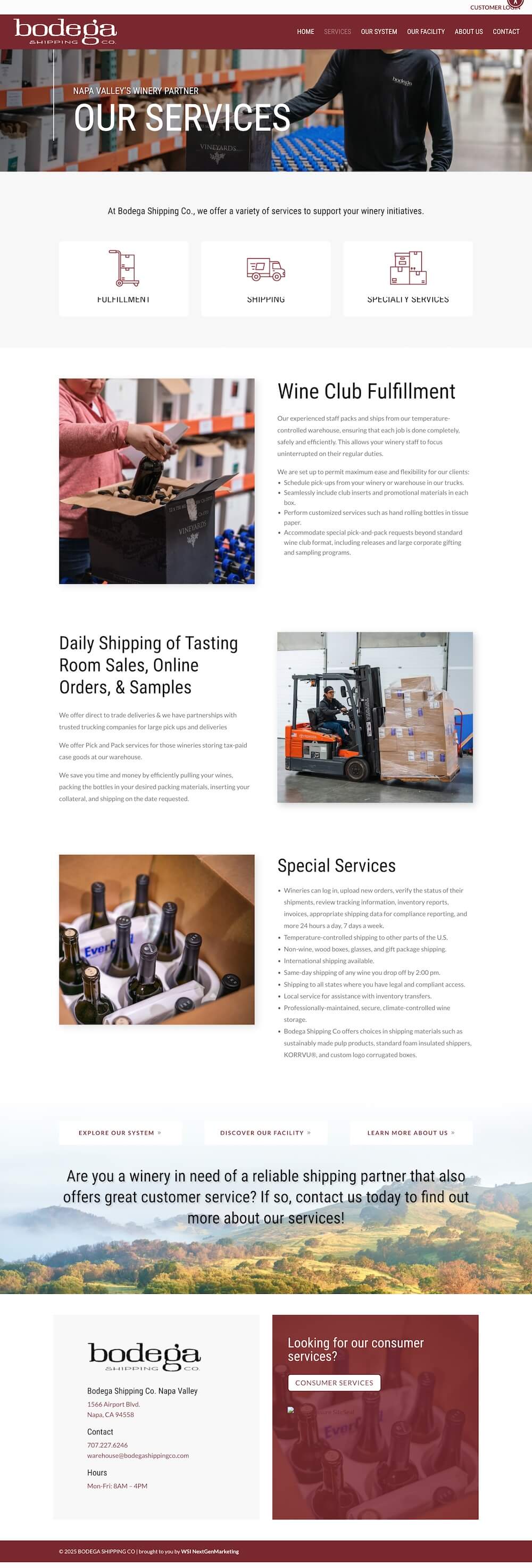 bodega shipping services page bodega shipping services page