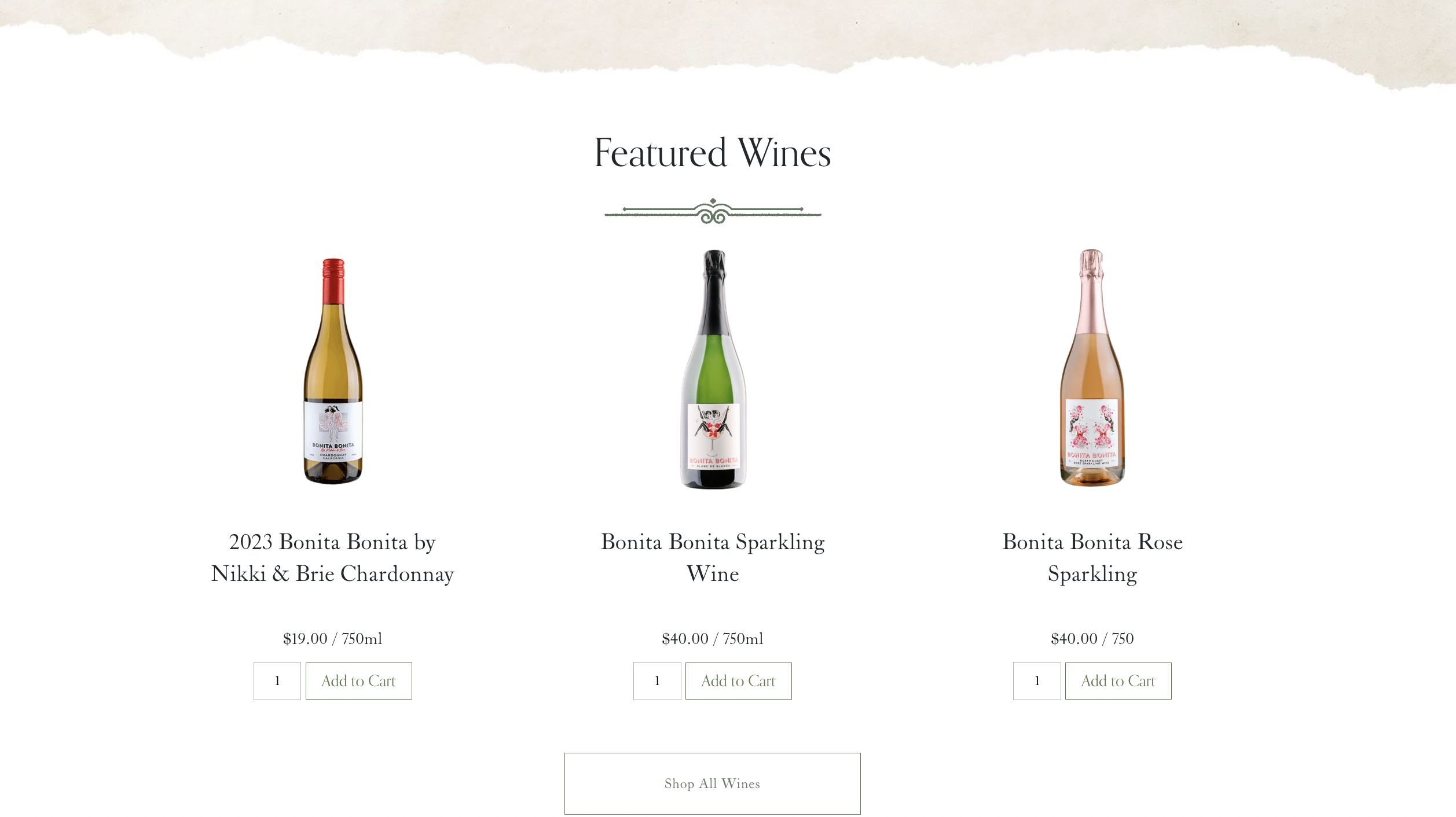 bonitabonita featured wines homepage