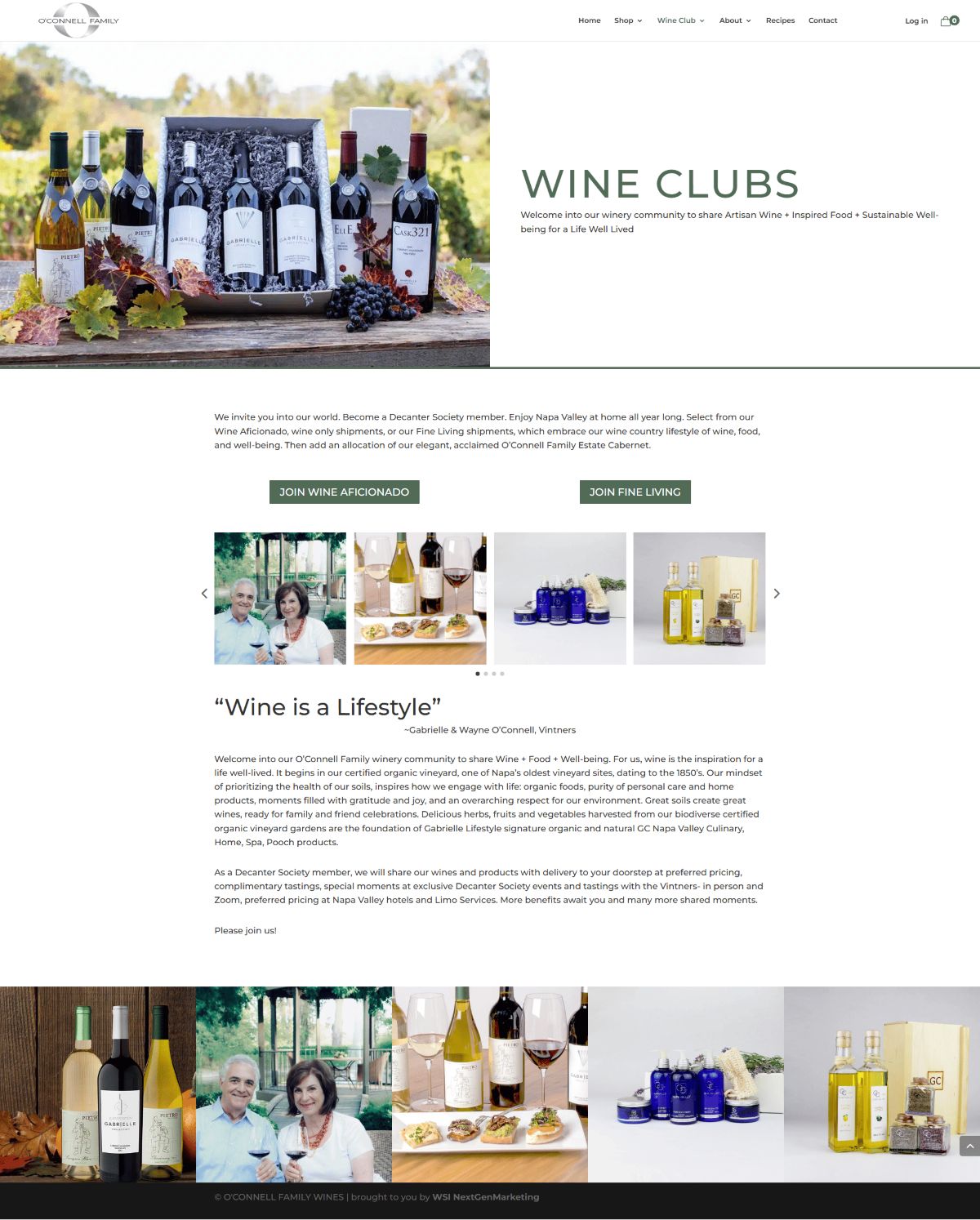 oconnellfamilywines wine club1 oconnell family wines wine club1