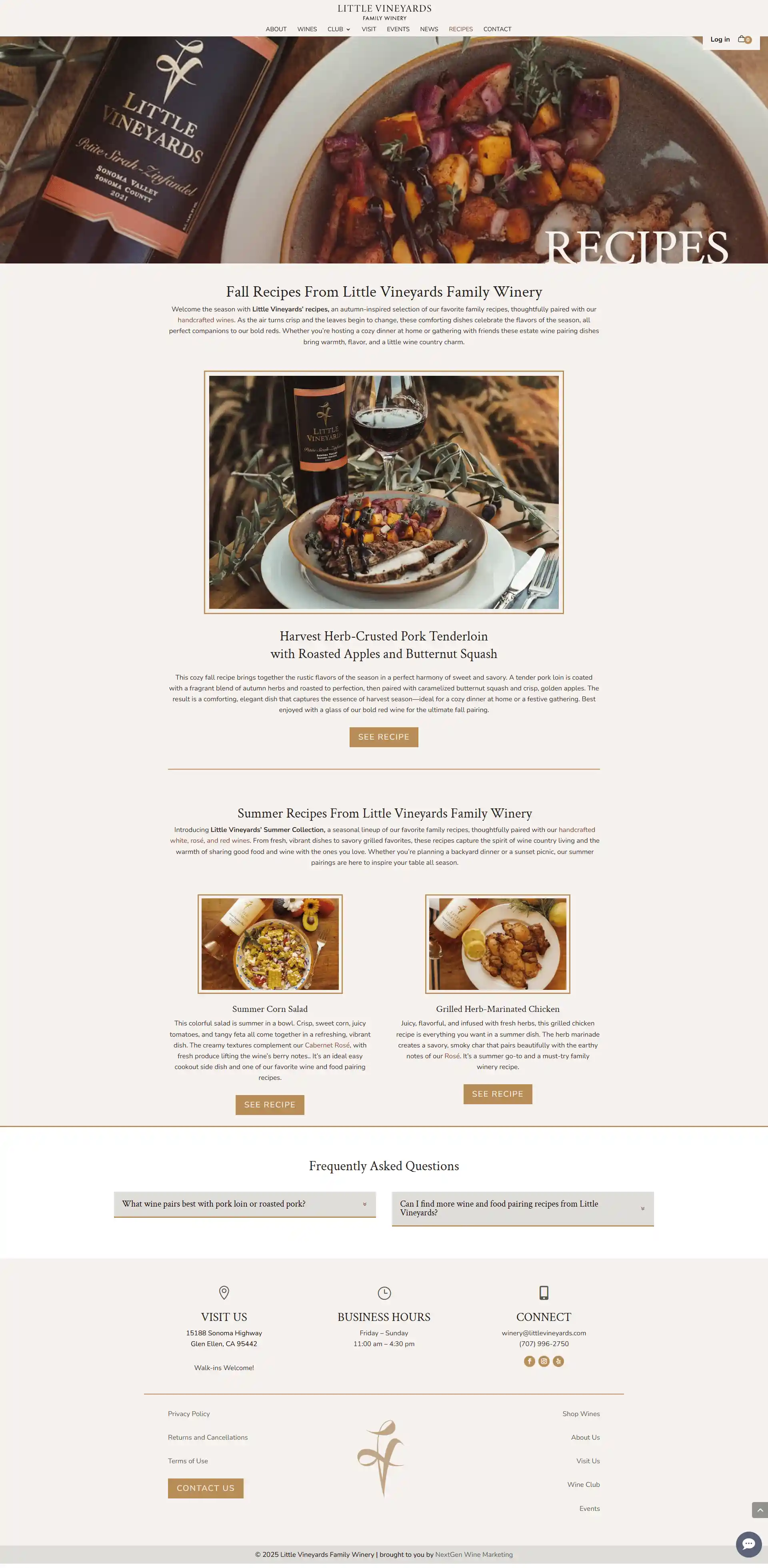littlevineyards recipes littlevineyards recipes