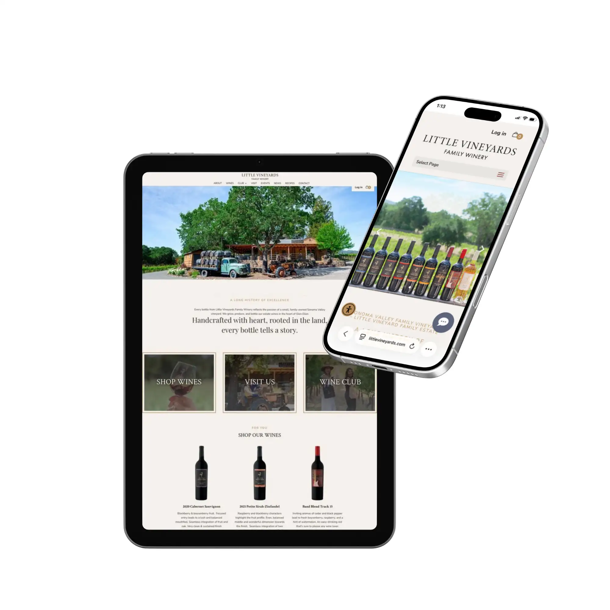 littlevinyards responsivedesign