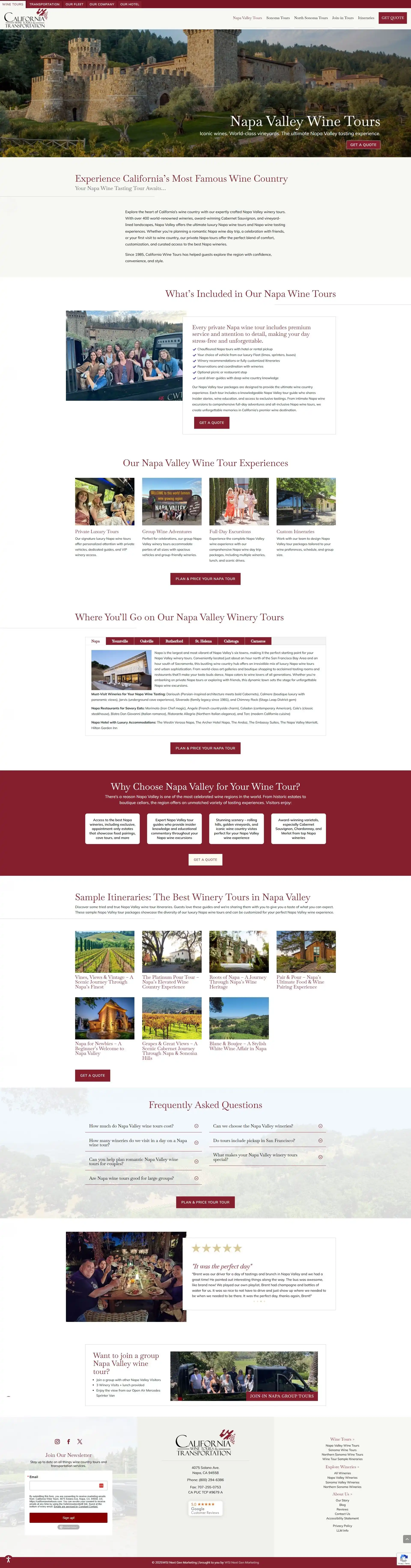 napa valley tours CWT napa valley tours CWT